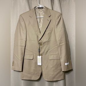 BARNEYS Made In Italy 100% Virgin Wool Sport Coat 2 Btn No Vents 38R